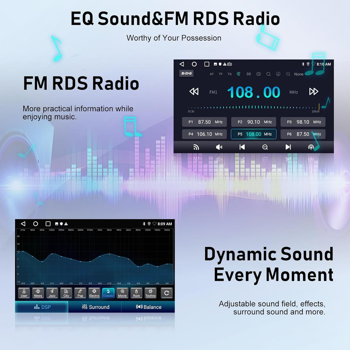 Autoradio Iveco Daily – Android Autoradio – Multimedia Systeem – Car Stereo – Auto Headunit – Draadloze CarPlay & Android Auto – 9 Inch Gesplitst Scherm & HD Achteruitrijcamera