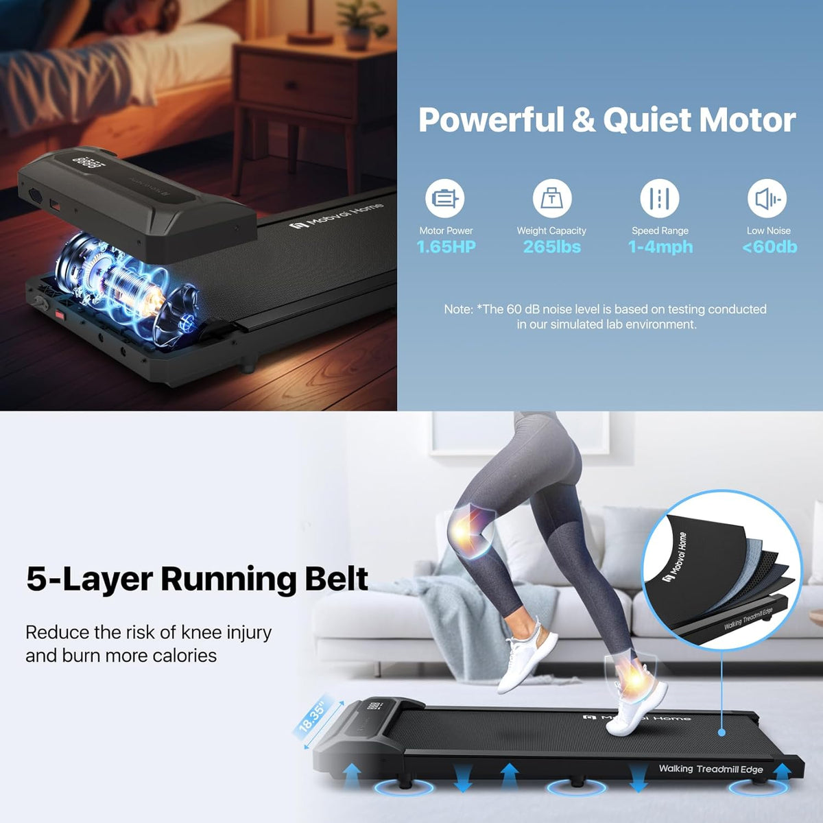 MOBVOI HOME Walking Treadmill Edge - QUORE