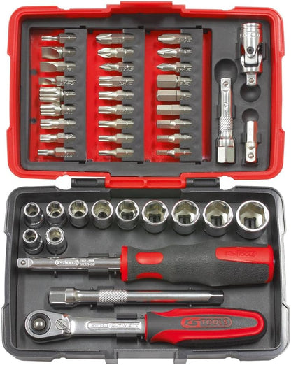 KS Tools 850.0126 Smartbag sanitair- en verwarmingsgereedschapsset, rood