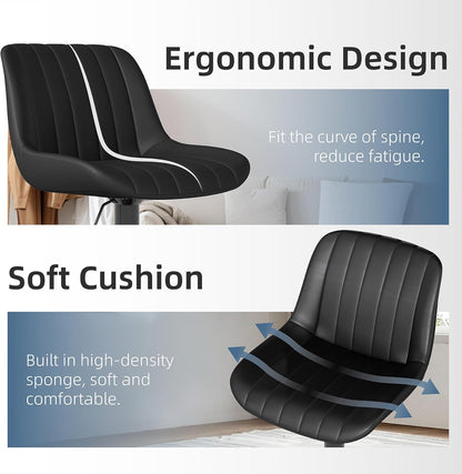 Youhauchair Barkrukken Set van 2, In Hoogte Verstelbare Barkruk met Rugleuning, PU Lederen Barstoelen Bar Stool, Moderne Barstoel Keuken Kruk