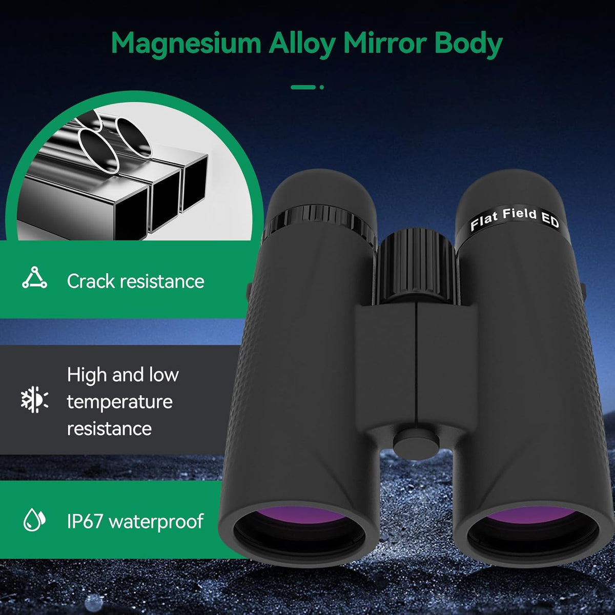 Svbony SA205 Binoculars for Adults,8X42 ED Glass BAK4 Prism FMC Lens High Power Magnification Binoculars Clear Viewing Area,Carrying Case,Carrying Strapfor Travel Bird Watching Astronomy - QUORE