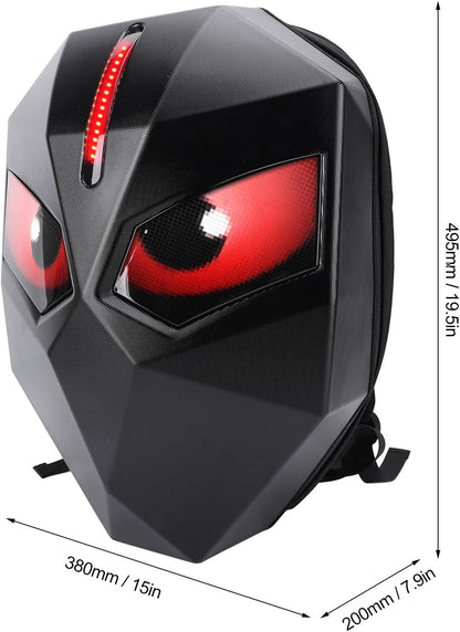 App Programmable LED Motorcycle Backpack met 60x48 -scherm en Opslag van Harde Shellhelmhelm