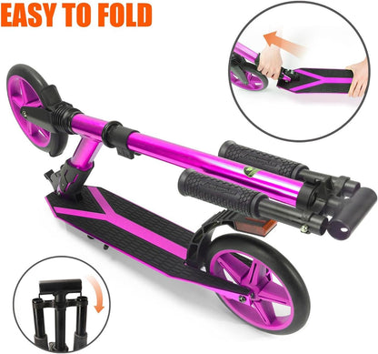 Lamborghini Kick Scooters voor kinderen van 8-12 jaar, premium kinderstep met opvouwbaar aluminium frame en verstelbaar stuur