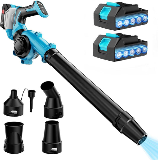 21V bladblazer accu met 2 stuks 3000 mAh batterij