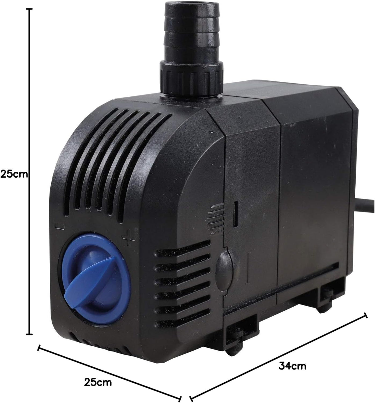 T.I.P. TFP 5000 UV 9 30297 Drukfilterset, 25 watt, 1500 l/u, vijverinhoud max. 5.000 l, geïntegreerde terugspoelfunctie, met 3 filtersponzen en UV-C-lamp