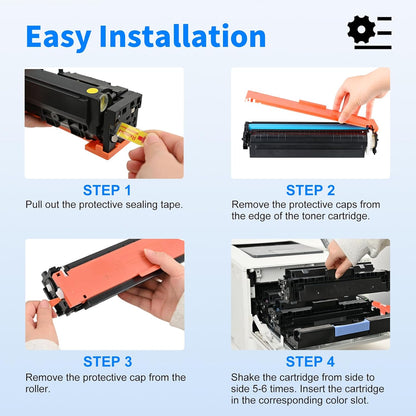 Toner Set – Tonercartridges – Laserjet Toner – Printer Toners – Printcartridges – Compatibel Met Chip – Hoge Paginaopbrengst
