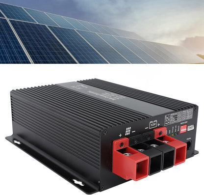MPPT Solar Controller 40A 12V / 24V Car - Intelligent Regulator for AGM Lithium Battery | 680W PV Capacity with Overload Protection | RV Marine Home Off Grid - QUORE