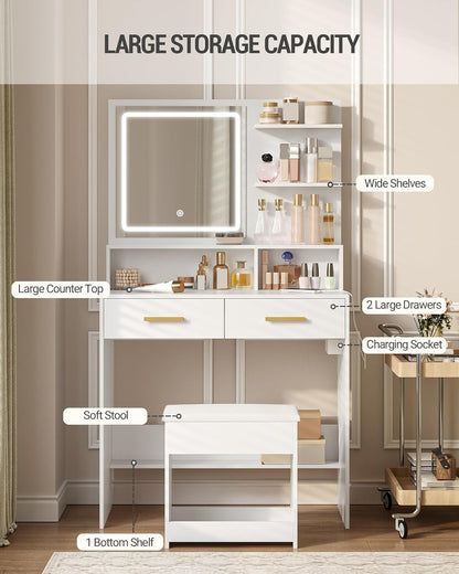 Hzuaneri Makeup Table DT32903XV1