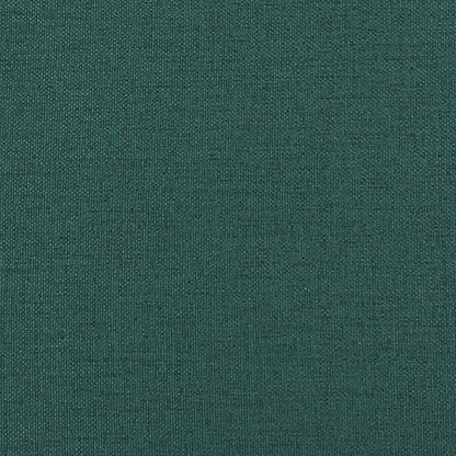 vidaXL Modern Ergonomic Armchair Dark Green | Compact Soft Upholstered Chair For Living Room Stylish Seating With Wheels Comfortable Reading Style Durable Stain Resistant Polyester Chairs Gezell - QUORE