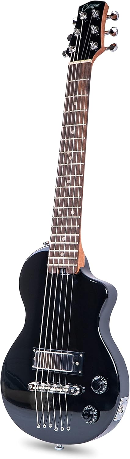 Blackstar BA226016 Carry-on Mini Jet Zwart elektrische gitaar - Perfect voor kinderen en volwassenen, beginners en reizen
