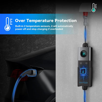 <font dir="auto" style="vertical-align: inherit;"><font dir="auto" style="vertical-align: inherit;">        Mobile Wallbox 22 kW three-phase, EV charger type 2 32 A with T2 cable 5 m, charging station for electric cars, IP66, adjustable current with Schuk