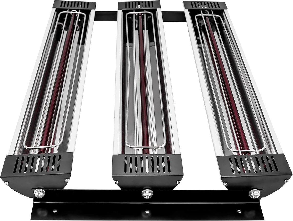 Infrared Lakdroger – Infrarood Droger – Verfdroger – Autolak Droger – Lakdroger Voor Meubels – 2 x 3000 W Vermogen – Hittebestendige Aluminium Behuizing