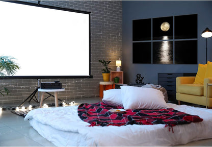 Art akoestische panelen – Akoestische wandpanelen – Geluidsabsorberende panelen – Wandpanelen – Decoratieve wandbekleding – Zelfklevend – 6 stuks 183 x 122 cm – Pale Moon Rises