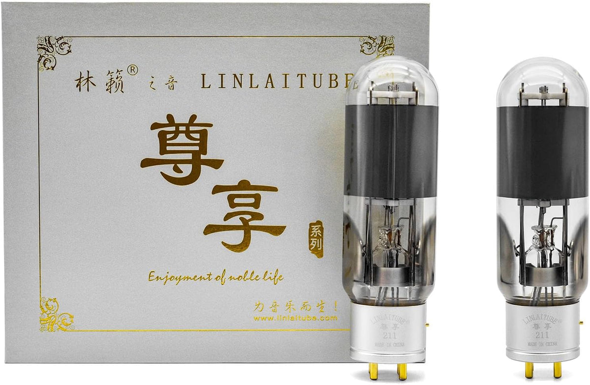 211 Buis – Vacuümbuis – Versterkerbuis – Audioversterkerbuis – Hifi Buis – 1 Paar – Direct Verwarmde Triode – Vergulde 4-Pins Aansluiting