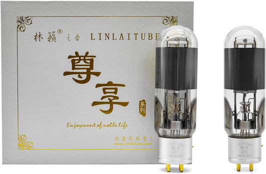 211 Buis – Vacuümbuis – Versterkerbuis – Audioversterkerbuis – Hifi Buis – 1 Paar – Direct Verwarmde Triode – Vergulde 4-Pins Aansluiting