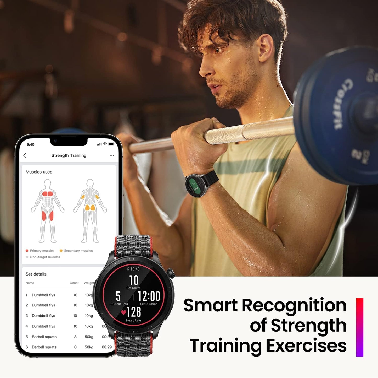 Amazfit GTR 4 Smartwatch voor iOS, Android, GPS-tracking, 150 sportmodi, bluetooth-telefoongesprekken, muziekopslag, 14 dagen batterijduur, Alexa