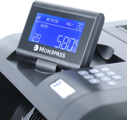 Bankbiljettenteller Met Waardebepaling – Bankbiljetteller – Biljettenteller – Geldteller – Telmachine Voor Gesorteerde Bundels – 5-Voudige Detectie UV/IR/MGI/MGT/2D – Tot 1000 Biljetten Per Minuut
