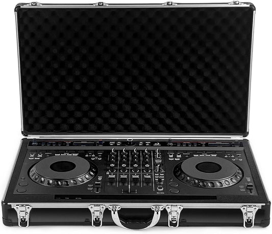 Analog Cases UNISON Case voor AlphaTheta DDJ-GRV6, transportkoffer voor DJ-apparatuur (op maat gemaakte bescherming, harde koffer met ergonomische handgreep, robuuste aluminium koffer)