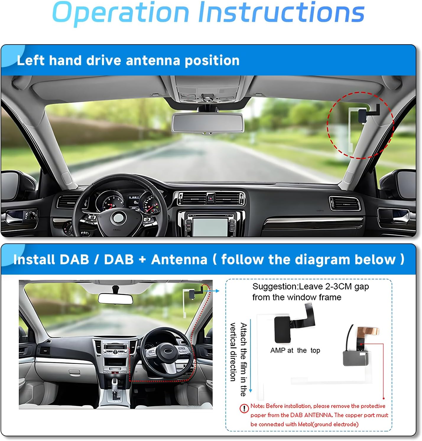 1 DIN Autoradio met draadloze Apple CarPlay & Android Auto, 7 inch motorisch uitklapbaar scherm, Bluetooth, DAB+, USB/Type-C/AUX/FM, spiegelbesturing, achteruitrijcamera + microfoon