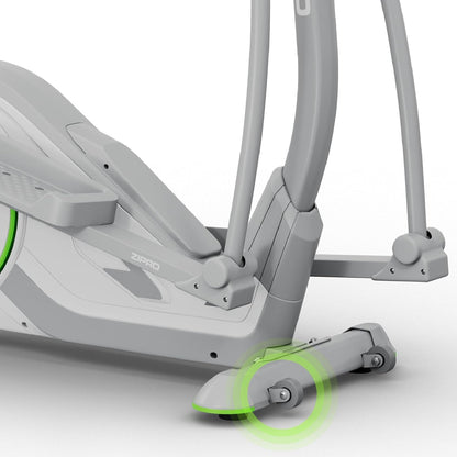 ZIPRO WAVE Home Elliptical Trainer - 32 Levels Magnetic Resistance, Heart Rate Sensors, 16 Programs, Compatible with Kinomap & Zwift, Tablet Holder, Easy Assembly, Home Fitness - QUORE