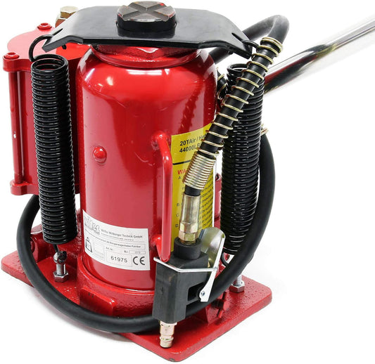 Hydraulische potkrik 20t pneumatische en handmatige bediening autokrik kruk met luchtaansluiting