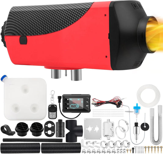12 V Diesel Floor Heater, 8 kW Auxiliary Heater for Car, RV, Boat, Truck, Bus - QUORE
