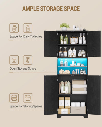 Hzuaneri Tall and midi cabinets for bathroom ESC68204XEU