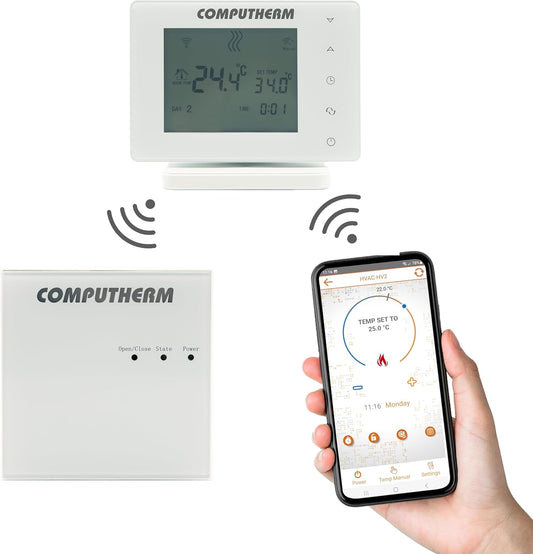 Computherm E400RF Wi-Fi Draadloze Thermostaat Set