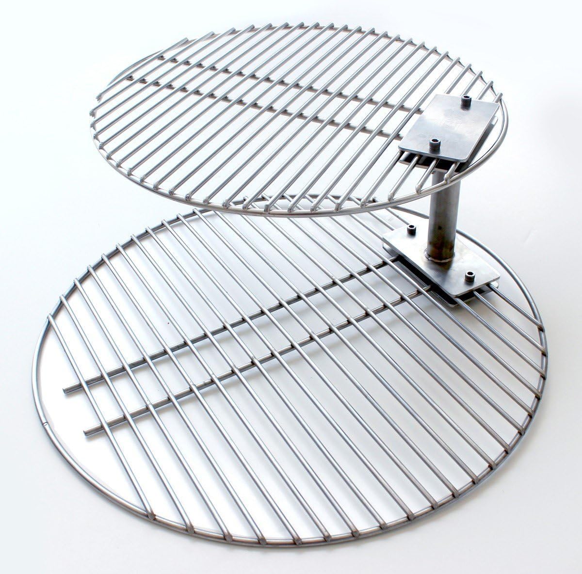 BBQ Plus Smokeware Grote Draaibare Grate Stacker Combo 40,6 cm rooster met 12,7 cm Stacker - Kamado Joe Classic/L Groen Ei (onderste rooster niet inbegrepen)