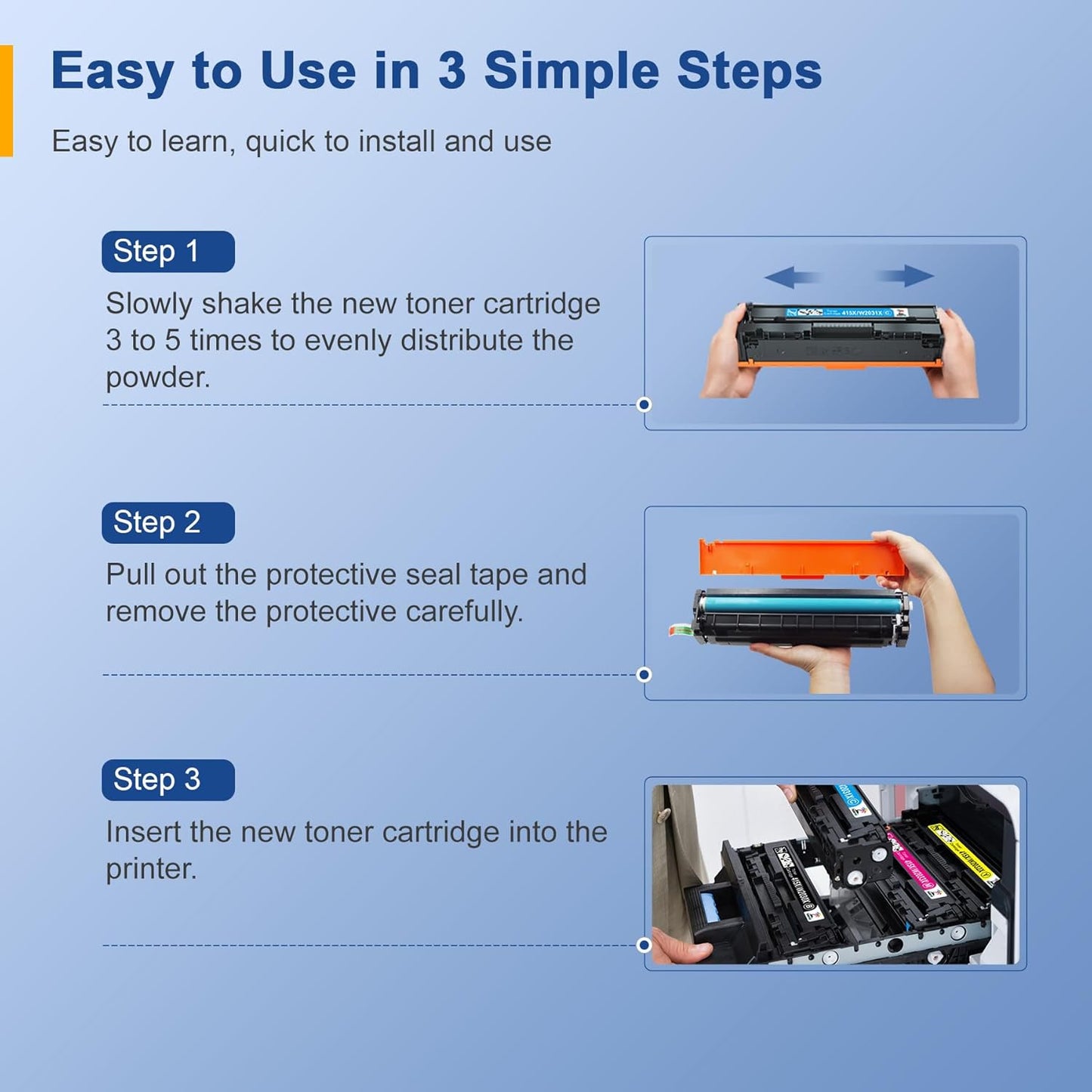 Compatibele Toner Kit – Toner Set – Cartridges – Printer Toner – Vervangende Toners – Met Chip – Hoge Printcapaciteit 7500 Pagina’s
