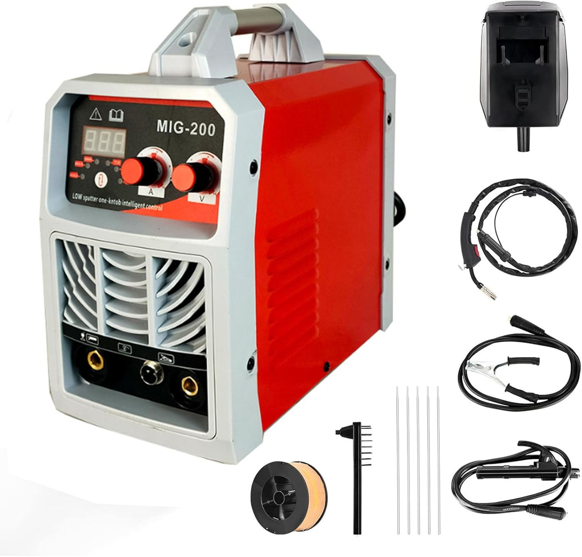 3-in-1 lasapparaat, multifunctionele MIG-lasmachine 200A Core Line met LCD-kleurendisplay, IGBT-inverter voor MIG/MMA/Lift TIG-lassen