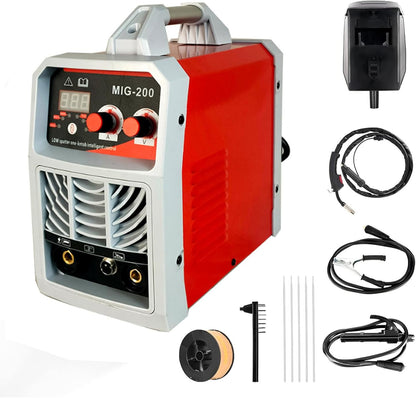 3-in-1 lasapparaat, multifunctionele MIG-lasmachine 200A Core Line met LCD-kleurendisplay, IGBT-inverter voor MIG/MMA/Lift TIG-lassen
