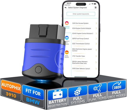 AUTOPHIX OBD2 Blutooth Scanner alle systeem OBD2 Bluetooth Adapter