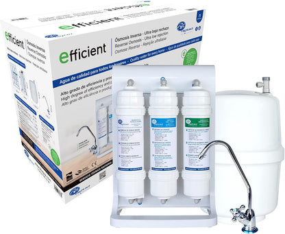 Omgekeerde osmose systeem – Waterfilter – Drinkwaterfilter – Drinkwatersysteem – Keukenfilter – 4-Traps Filtratie – Inclusief Drukpomp