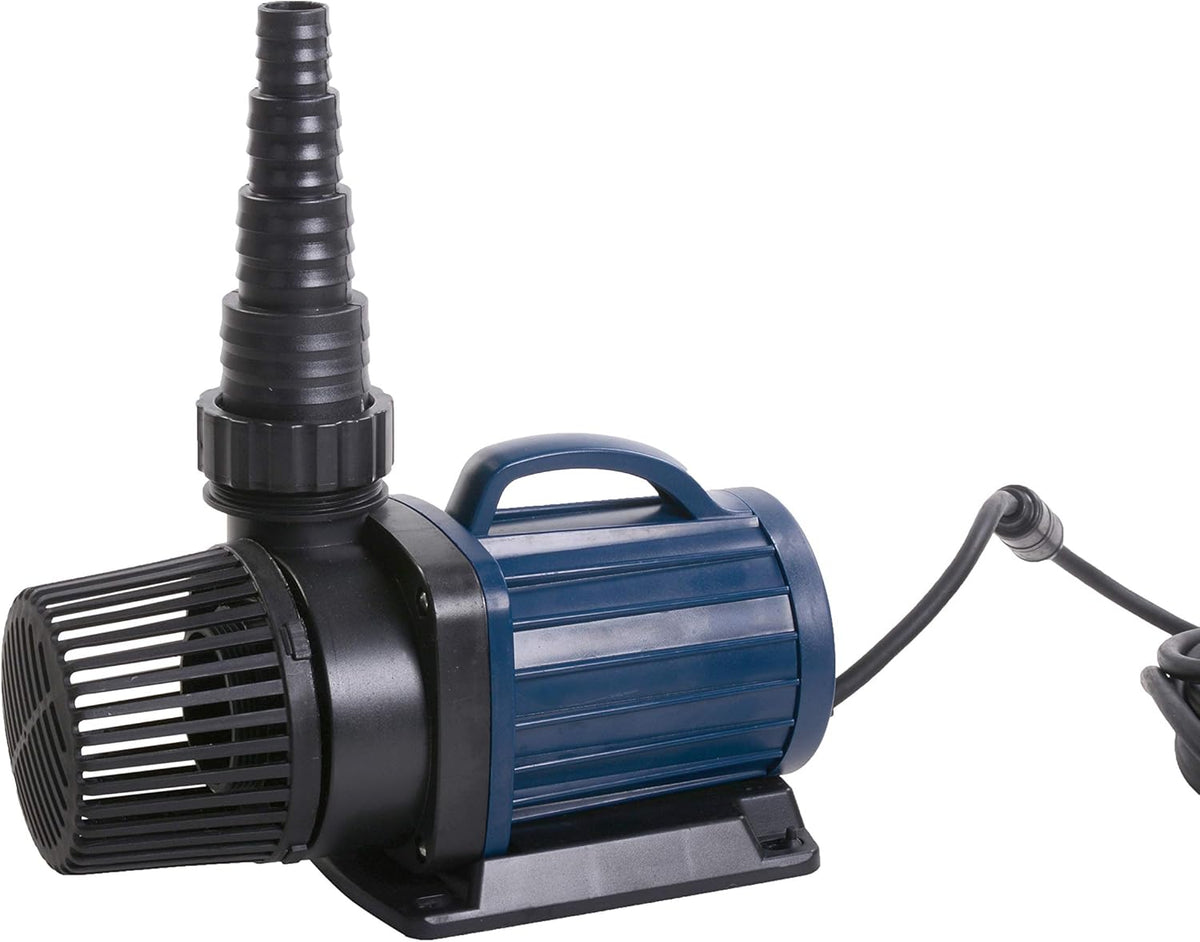AquaForte Filter-/vijverpomp DM-30.000 Vario S, 115-335W, opvoerhoogte 9,5 m, regelbaar met externe controller. Ideaal als vijverpomp of als beeklooppomp/watervalpomp