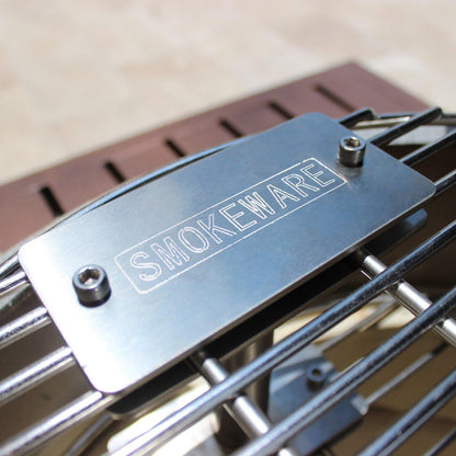 BBQ Plus Smokeware Grote Draaibare Grate Stacker Combo 40,6 cm rooster met 12,7 cm Stacker - Kamado Joe Classic/L Groen Ei (onderste rooster niet inbegrepen)