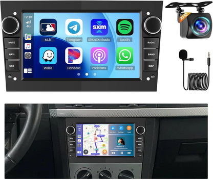 Autoradio – Auto Radio – Multimedia Radio – 2DIN Radio – Navigatiesysteem – Android 13 – 7" Touchscreen – Draadloze CarPlay & Android Auto