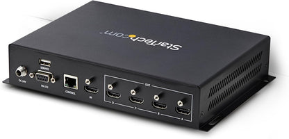 StarTech.com 2x2 HDMI Video Wall Controller - 4K 60Hz HDMI 2.0 Video-ingang naar 4x 1080p uitgang - Videomuur Processor voor Multi Screen Display - Videomuur Splitter - RS232/Ethernet Control