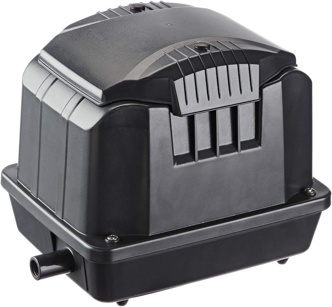 Pontec PondoAir 3600 43111 ventilatiesets, complete set voor zuurstofvoorziening, zuurstofverrijking, vijverventilator, zwart