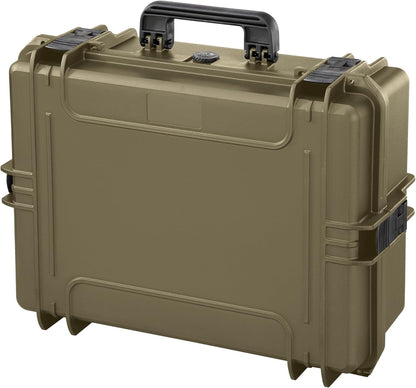 Max Cases - MAX505CAMORG met zachte scheidingswanden en organizer tas - Groen - INT. 500x350x194