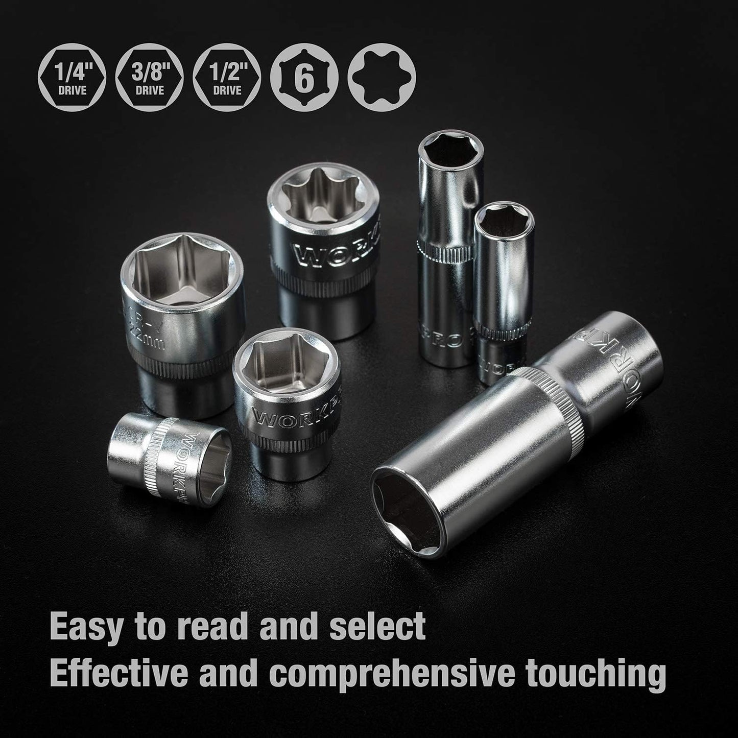Dopsleutelset – Doppenset – Ratels – Doppendoos – Moersleutelset – 172-Delig – Chroom-Vanadium Staal – 72 Tanden Ratel met Quick Release