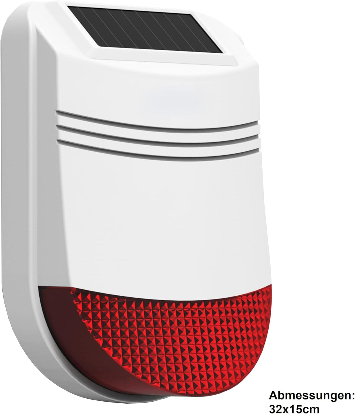Safe2Home® Solar draadloze buitensirene / buitenalarm voor draadloze alarminstallatie Safe2Home Serie SP110 / SP210 / Basic - GSM alarmsysteem - met repeaterfunctie
