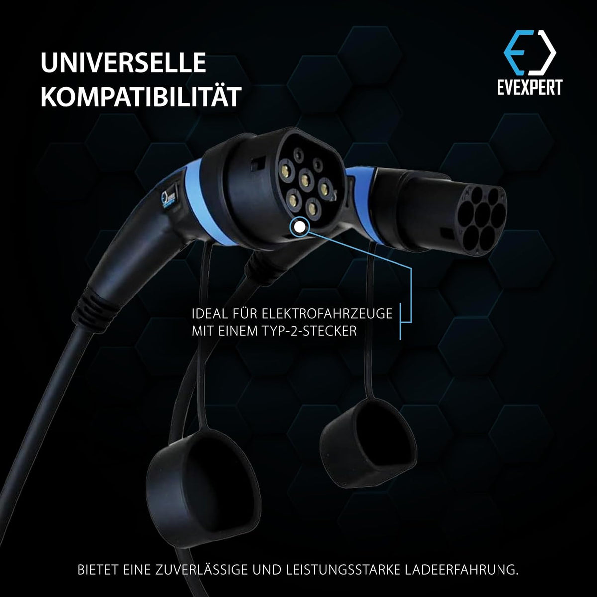EV Expert Premium oplaadkabel type 2 | 32A | 1-3fase | 5-8 meter (1-fase / 5 meter)