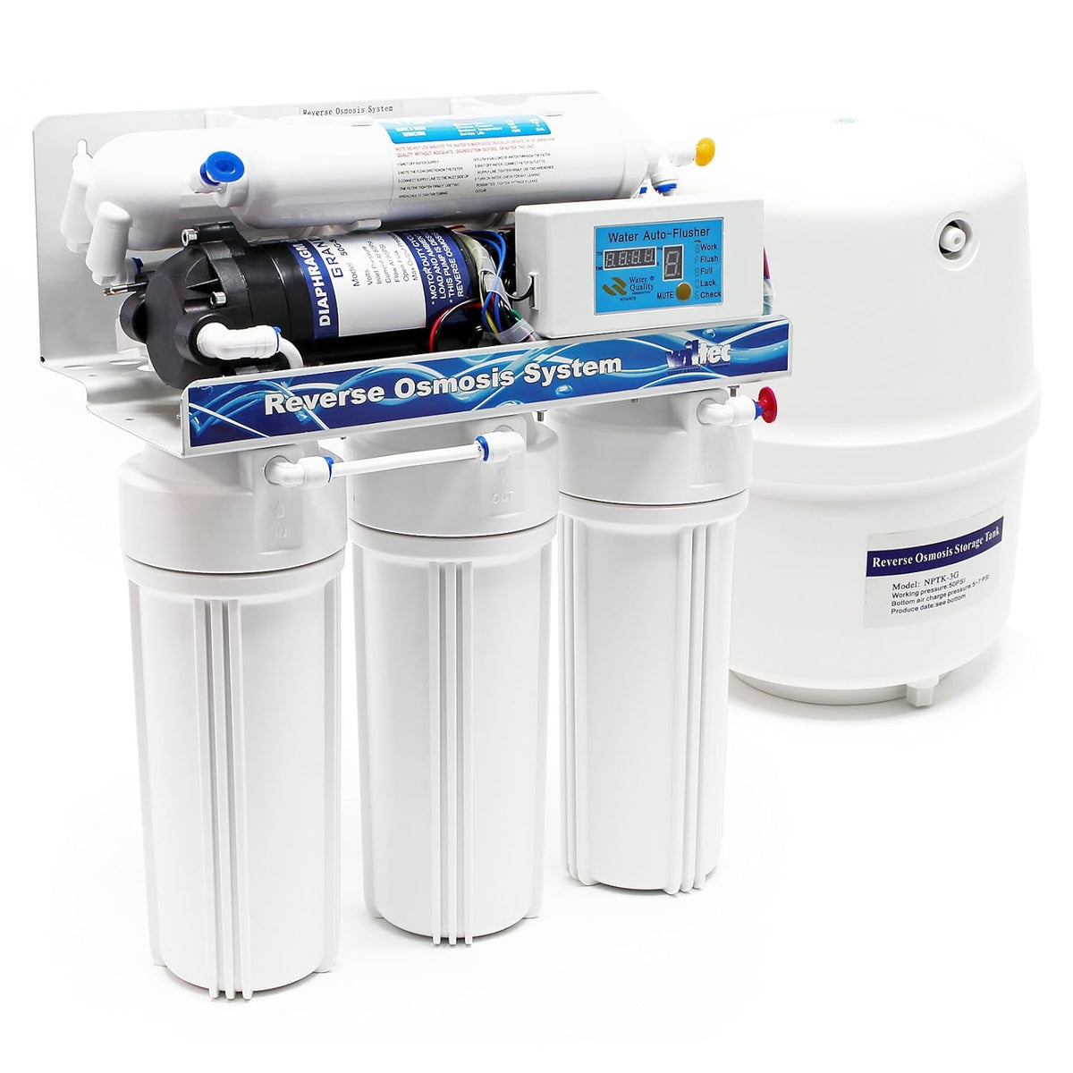 Naturewater omgekeerde osmose RO 190 l/dag NW-RO50-D1 osmose demineralisatie
