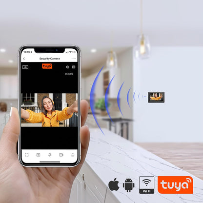 Eura VDP-45A3-TY Alpha+ TUYA WiFi Video deurintercomsysteem 4-draads 7 inch kleurenmonitor zwart