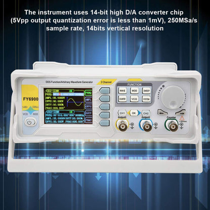 Signaal Teller, FY6900 Sinus 0-30 MHZ 2.4in TFT Scherm Digitale Signaal Generator Meter