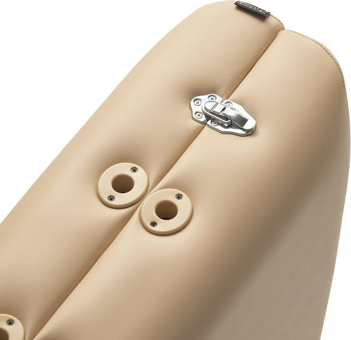 Master Massage Del Ray Mobile Massage Chair, Cosmetics Lounger, Therapy Bed, Treatment Lounger, Massage Bench, Foldable, Wood, 76 cm, Beige - QUORE