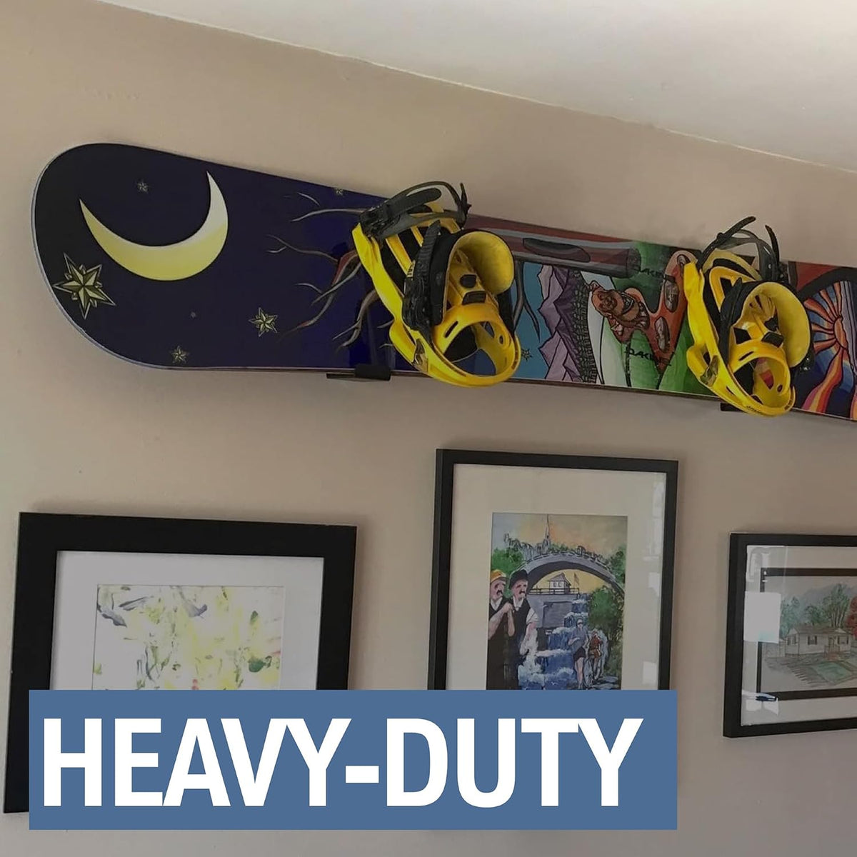 StoreYourBoard Het regelbare Rek van de Surfplankopslag, 4 Raad Muurzet Verton