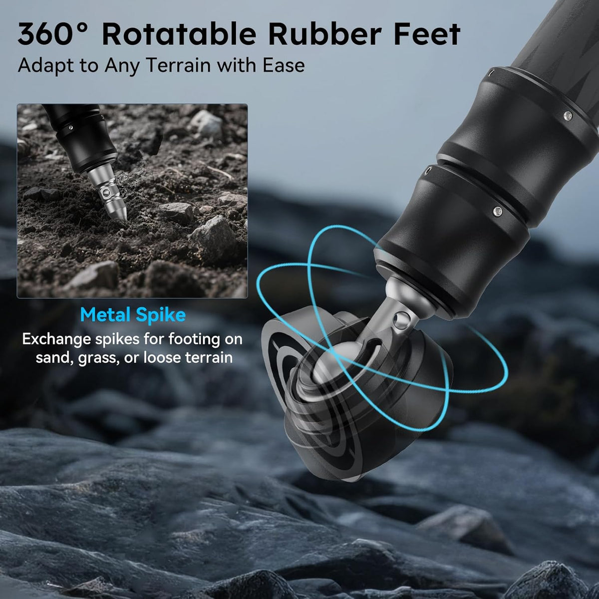 SIRUI Rapid System SVS60 One-Step Hoogte Aanpassing Video Tripod