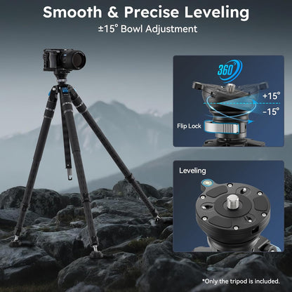 SIRUI Rapid System SVS60 One-Step Hoogte Aanpassing Video Tripod